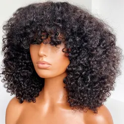 250% Density Brazilian Afro Kinky Curly Wig With B