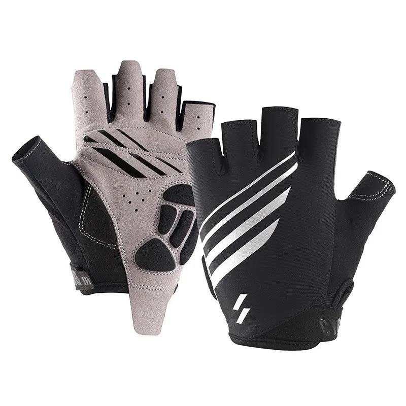 

Summer Outdoor Breathable Sports Half-finger Cycling Gloves for Men and Women, Black