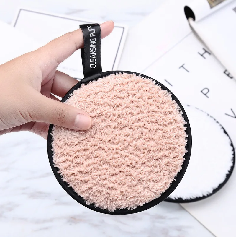 

Private Label Eco Friendly Reusable Bamboo Microfibre Makeup Remover Pads, Customized color