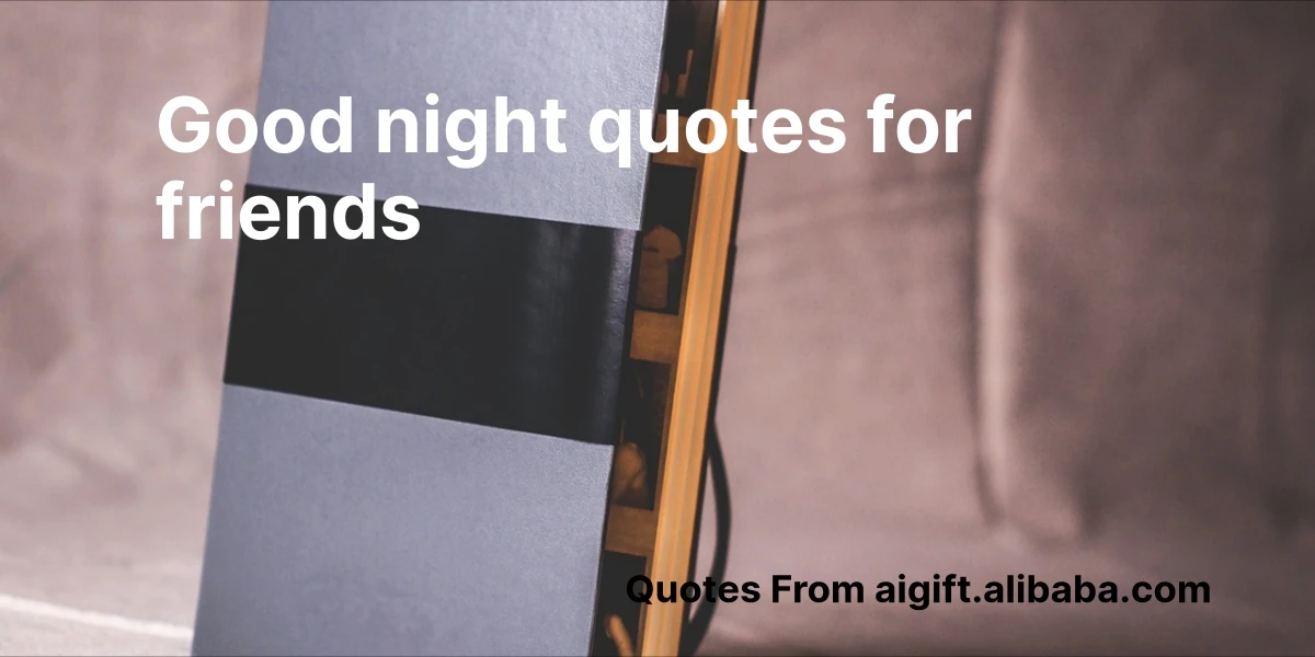 good night quotes for friends