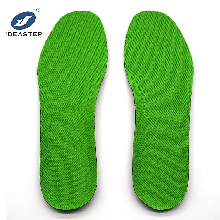 

Ideastep promotional cheap wholesale perforated eva insole breathable insole football shoes soccer insole, Green + black