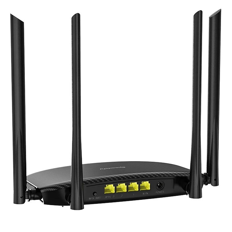 

Best Cheap AC1200 Dual Band 4x1000M LAN Ports Wireless Wifi Router for Home, Black