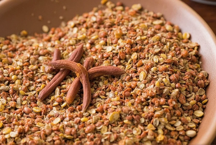 Map of Italy highlighting regional spice blends