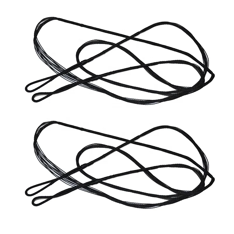 

Dacron Bow String 43-66 Inches Replacement Bowstring for Traditional and Recurve Bow, Black