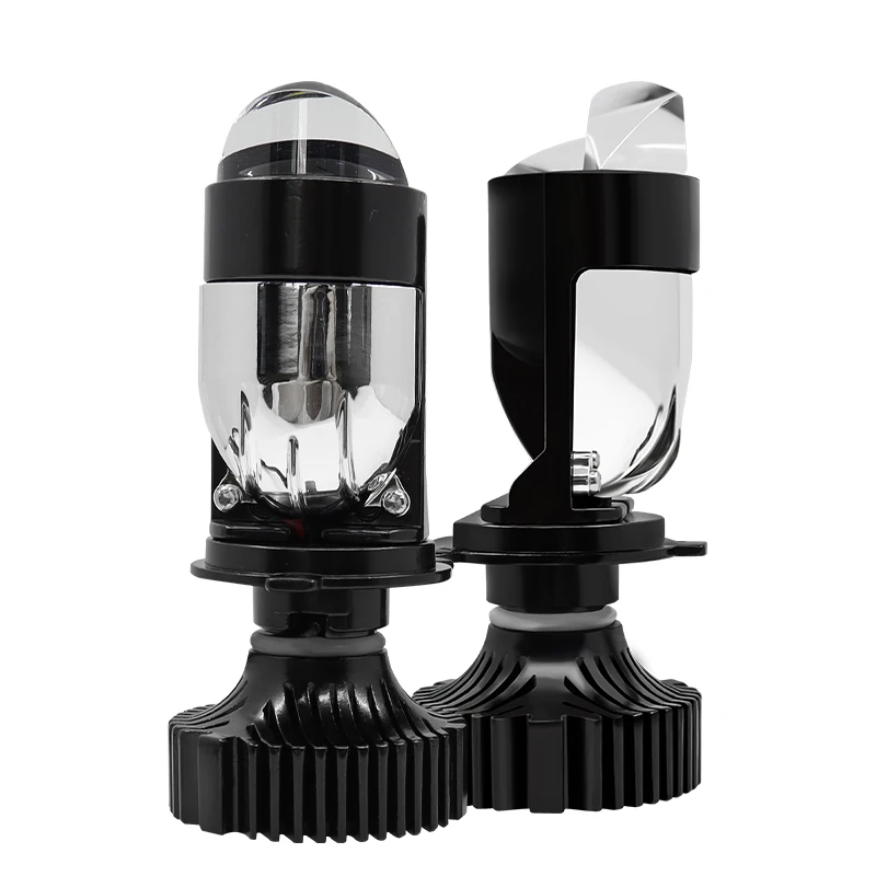 

AKE mini 1.3 inch led laser projector car lighting system 6500K 8000Lm H4 high brightness headlight H4 led headlight bulbs
