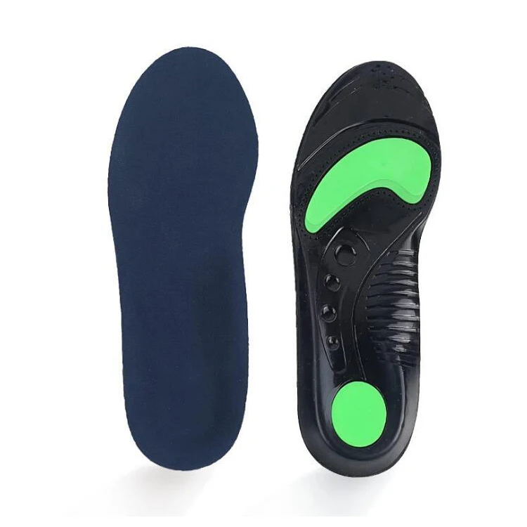 

Custom Logo Arch Support Running Shoe Insert Pad Deodorant Shock Absorption Insole silver ion insoles Eva Sports Insole, Blue