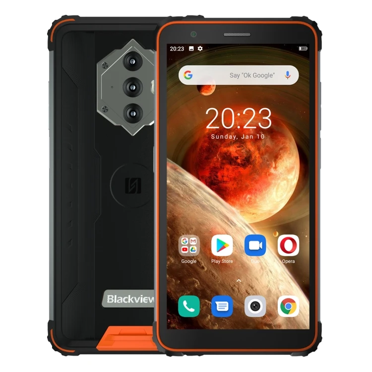 

Cost-effective Best Selling Blackview BV6600 Rugged Phone, 4GB+64GB Cell phone 8580mAh 5.7 inch Android 10.0 mobile phone
