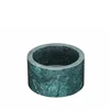 Natural Dark Green Round Marble Wine Cooler Round Marble Wine Chiller