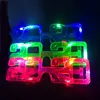 Luminous Christmas Halloween New Year Party Decoration LED Flash Eye Glasses Frame