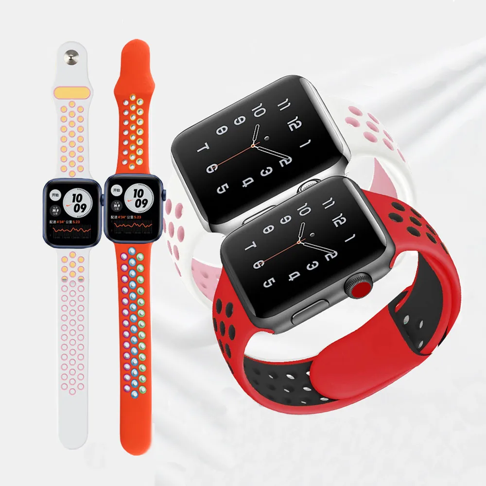 

For apple watch123456 strap silicone designer watch strap apple watch straps