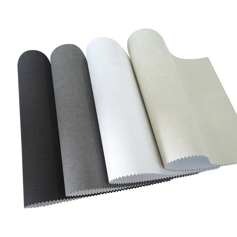 

Fibreglass PVC Coated Replace Line Window Plain Blackout Roller Blinds Shades Material Fabric China Polyester Roll Textiles, Customer's request