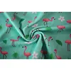Hot Style Light Weight Custom Flamingo Heat Trahsfer Digital Printing Poly Knitting Bullet Fabric