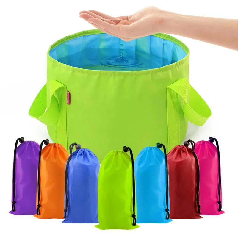 

Portable Outdoor Travel Folding Camping Wash Basin Bucket, Any color or customized