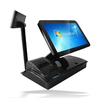 

15 inch all in one touch screen POS system/POS terminal/Epos with Printer J1900 processor 4G 64G