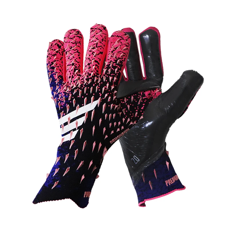 

Breathable professional protect football soccer gloves with finger guard German LaTeX soccer goalkeeper gloves, Customized color