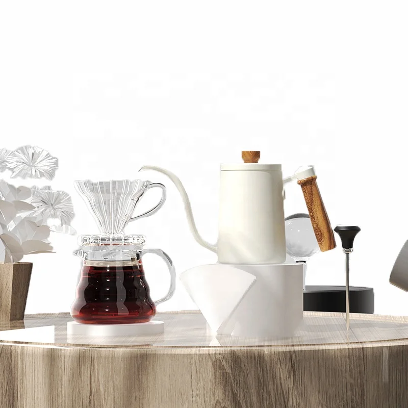 

Home coffee gift box set handmade coffee drip coffee pot