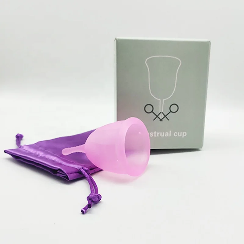 

wholesale price custom approve feminine menstruation lady medical silicone collapsible reusable clean menstrual cup, Purple /blue/ pink/transparent/customized color