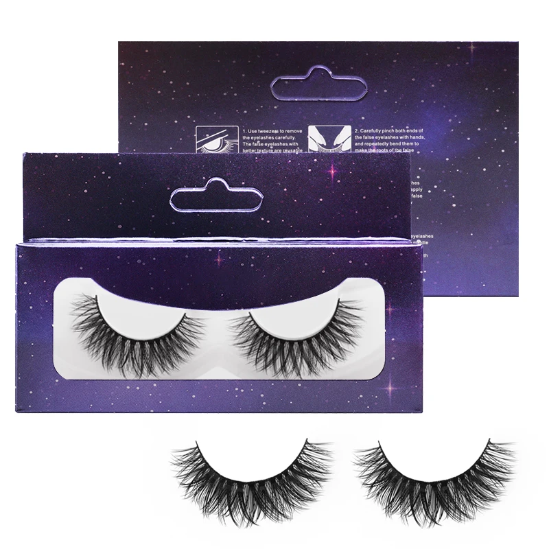 

Daily Makeup Single Pair Cross Style Chemical Fiber False Eyelash Lash