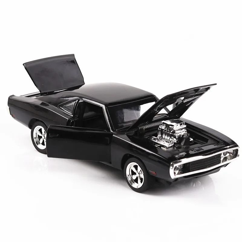 

Factory direct sale children small die casting alloy toy car model 1: 32 Dodge Charger