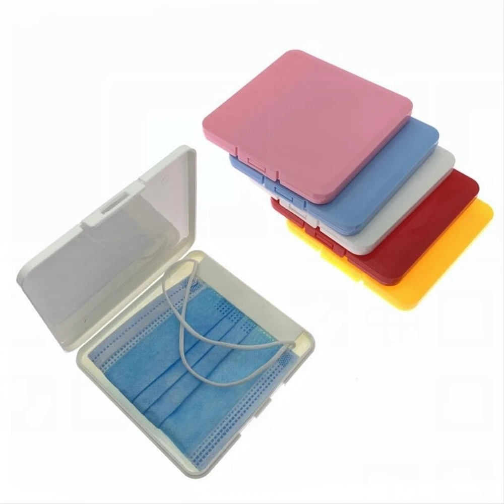 

Cheapest Portable Mask Storage Box Face Moisture Dust Proof Container Disposable Face Mouth Cover Holder Mask Storage Case