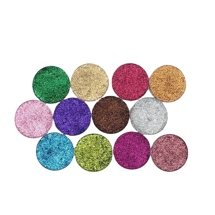 

Hottest eye shadow high pigment single pressed glitter eyeshadow