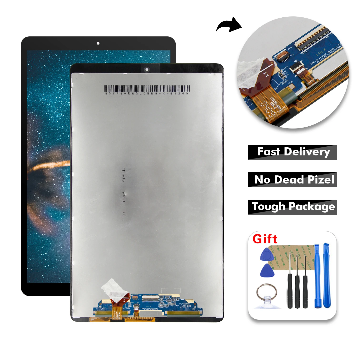 

LCD For Samsung Galaxy Tab A 10.1 (2019) LCD Display+Touch Screen Replacement For T510 T515 T517 LCD TABLET