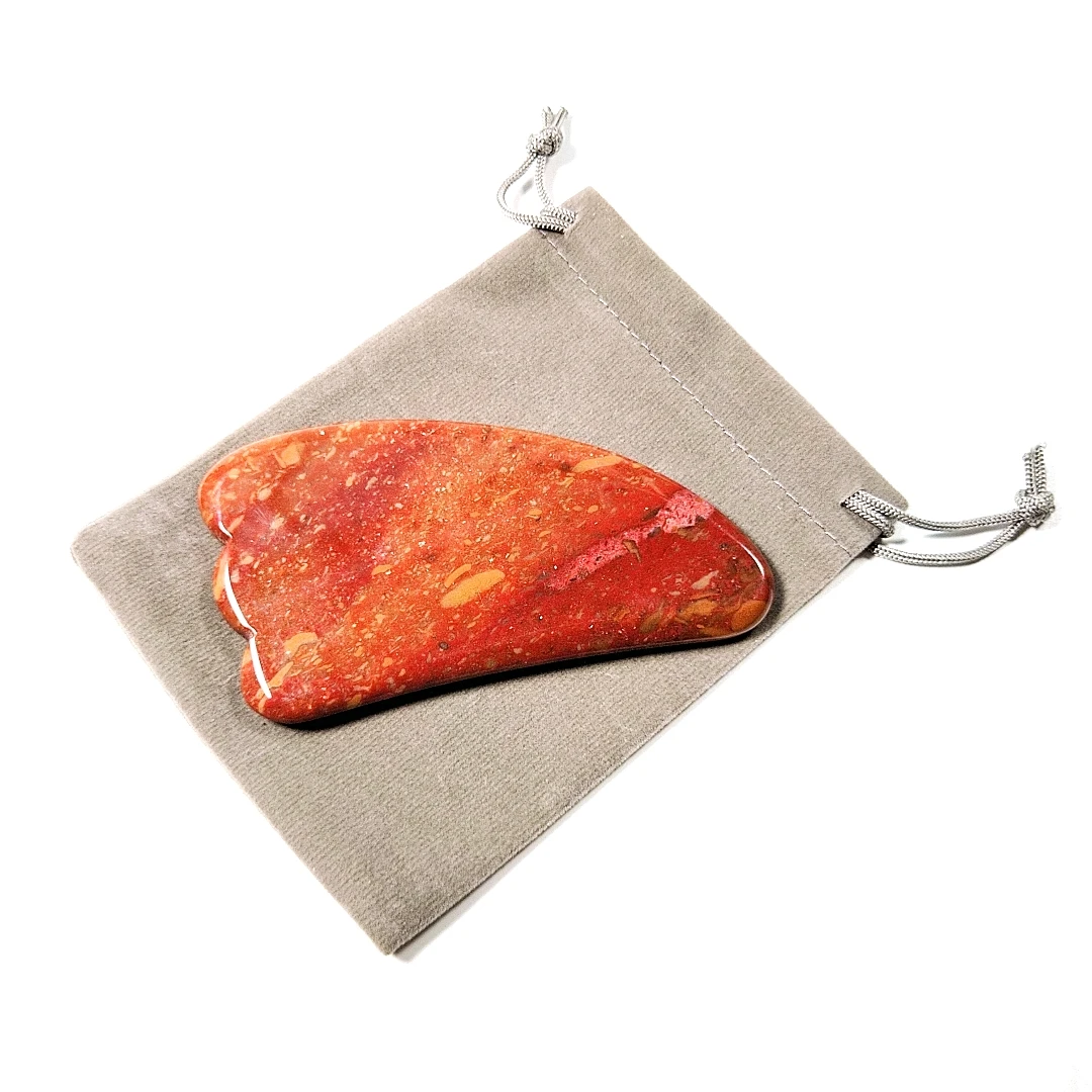 

Best seller new mookaite jasper Stone Gua Sha Board Claw Body Facial Scraping Massage Tools