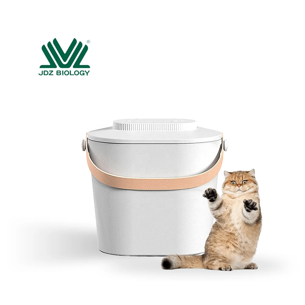 

JDZ Pet Food Storage Container Airtight Dog Cats Foods Container, White
