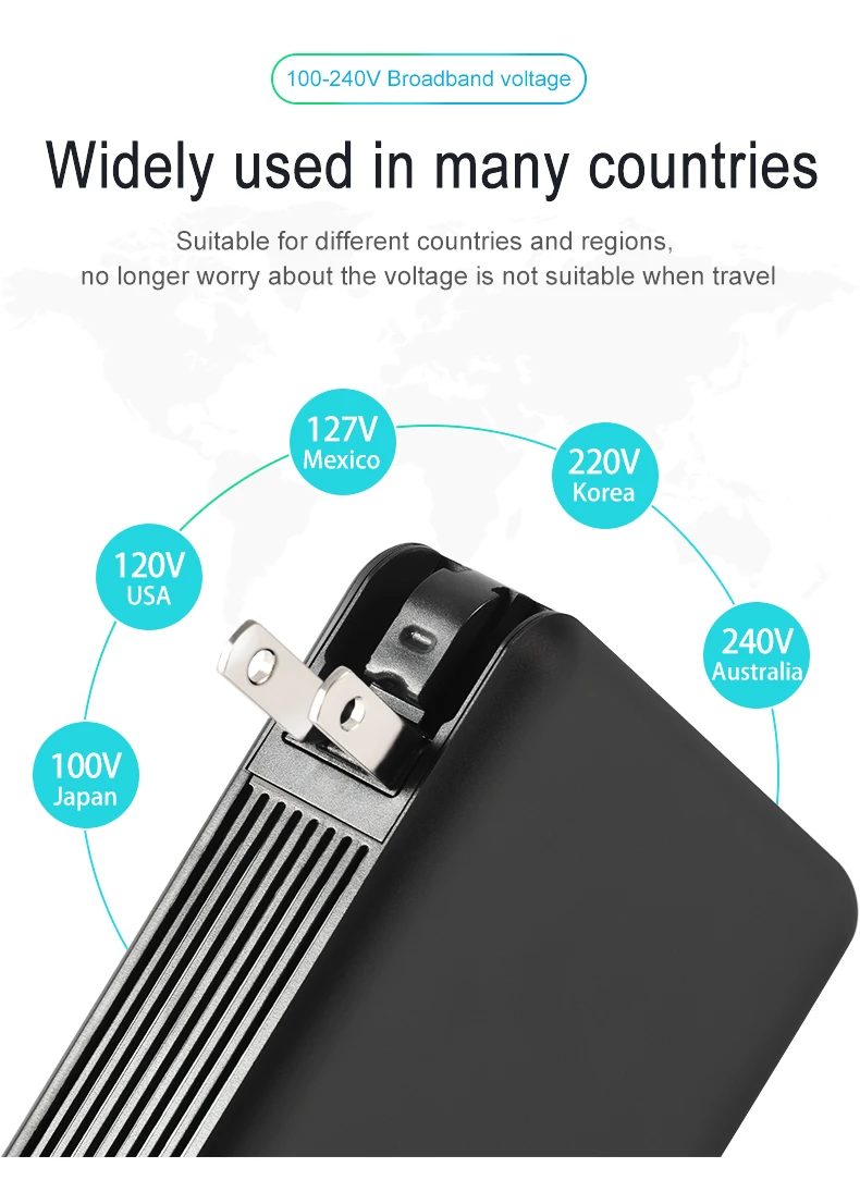 Wholesale Portable Wireless Charger with Battery LED Digital Display - ANKUX.COM