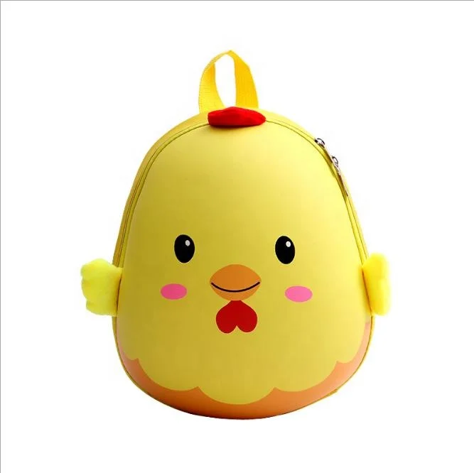

Manufacturer Kids School Bag New Design Children Adorable Bag Waterproof Custom EVA Kids Lovely Cute Chicken Backpack, Customized