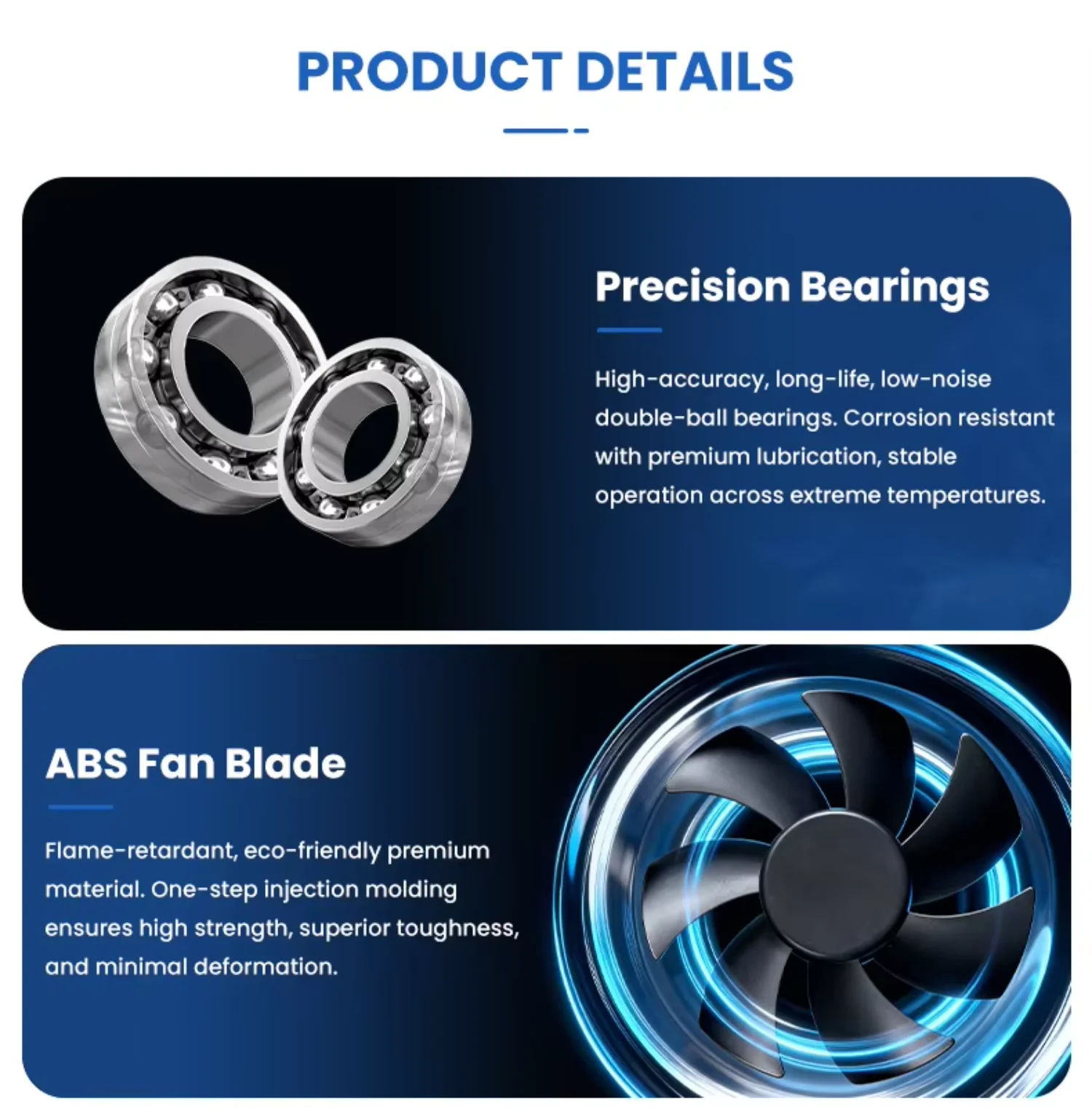Cooling Fan, 6025, 12V, 24V, 48V - detail 12