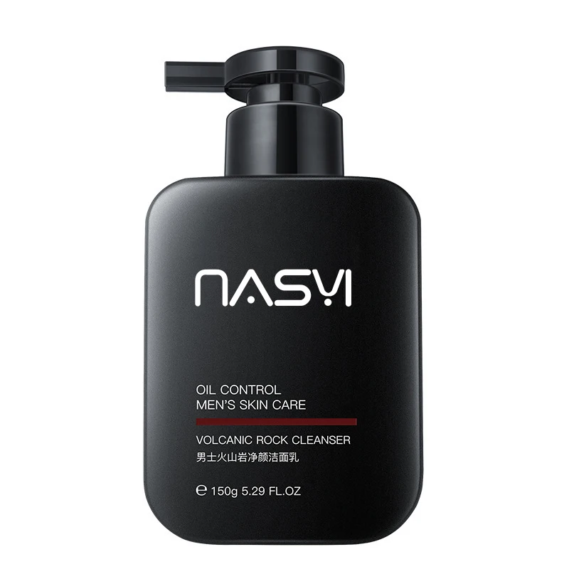 

Hot Sale deep washing men's volcanic rock face cleanser
