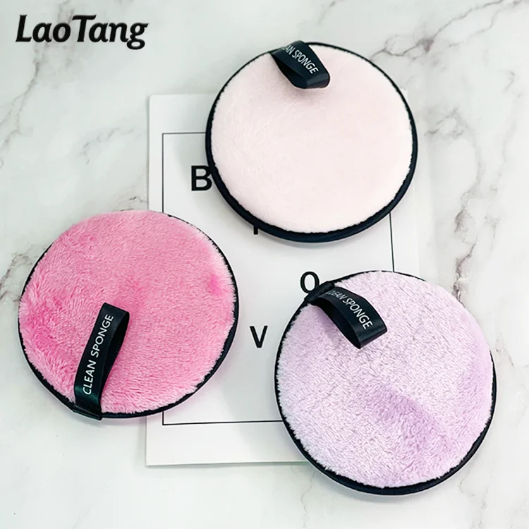 

Soft Fiber Makeup Remover Puff Facial Wash Puff Double Sided Makeup Sponge Easy To Use Beauty Make Up Remover Tools