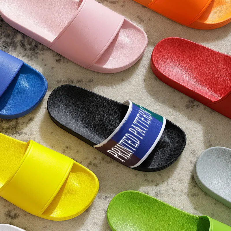 

Waterproof Pattern Pattern Customization Slide Sandal Men Plain Slides Sandal Slipper Latest Design Black Slides Men'S Slippers, 11 colors, customized according to customers