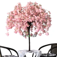 

wedding table centerpieces tree mini artificial cherry blossom tree for decoration