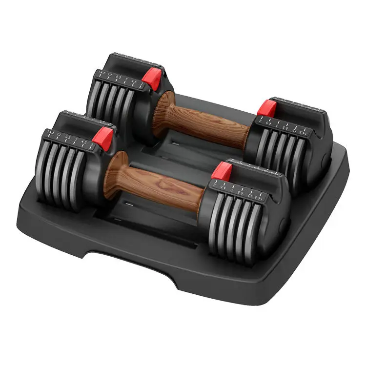 

14.5lbs Single Adjustable Dumbbell 29lbs Pair Dezhou Gym Fitness