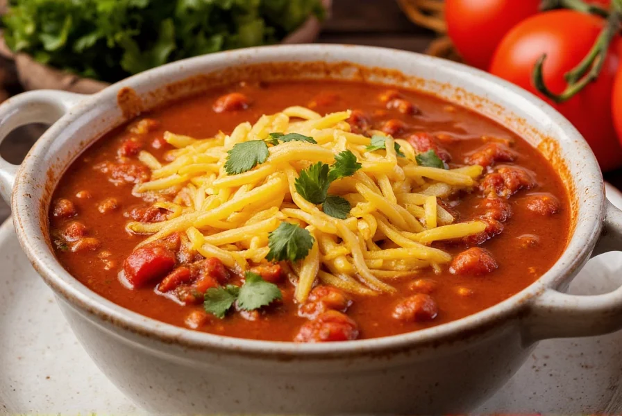 Authentic Tomato-Free Chili Recipe | Rich & Flavorful