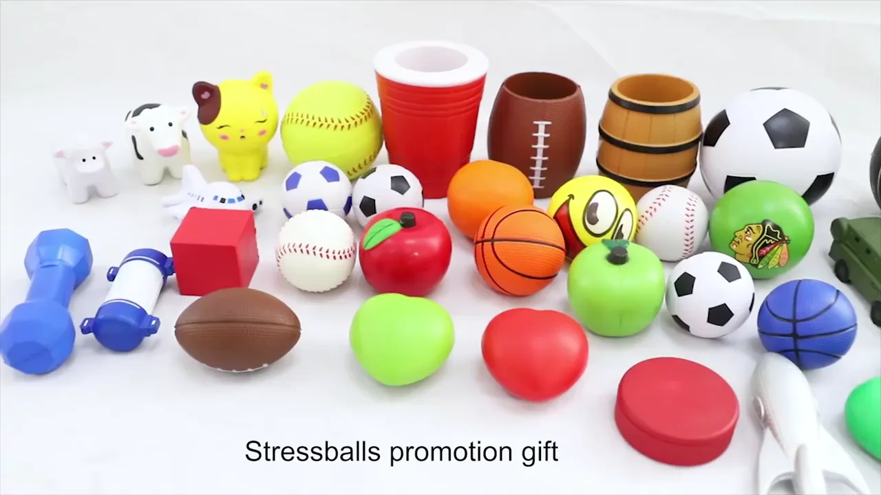 ストレス解消用 PU フルーツレモン形ソフトボール（1000個以上）