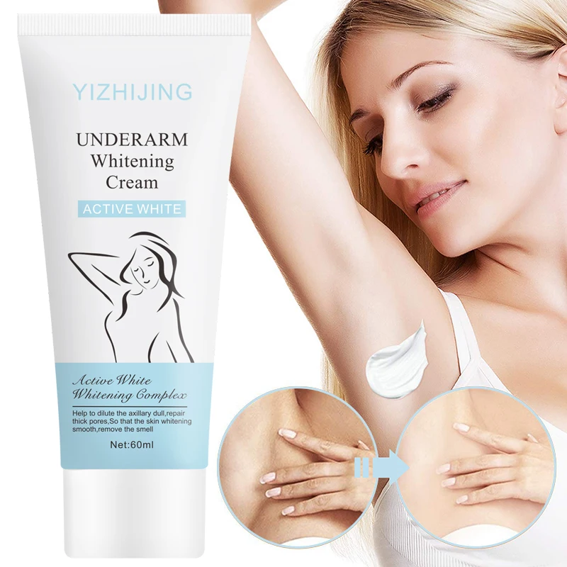 

2021 new Amazon white armpit cream remove armpit black patches collagen underarm whitening cream wholesale for black people