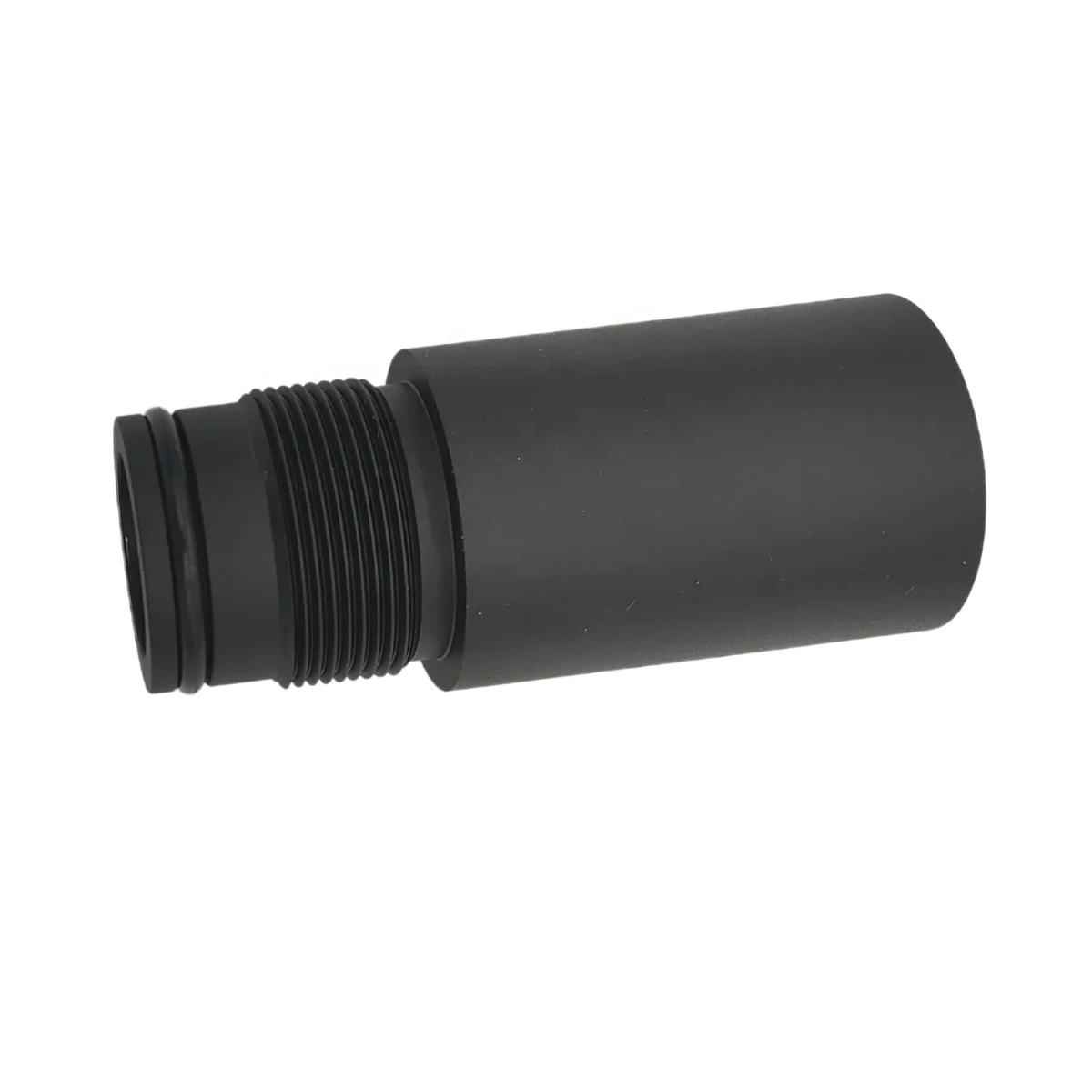 86.7mm Longer Black Aluminum Adapter for Kalibrgun Cricket Power Plenum for Paintball Accessories