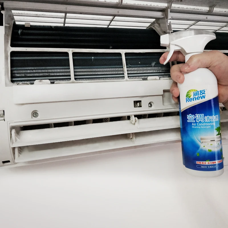 

Hot selling promotional AC purifier foam cleaner air coil air conditioner, White