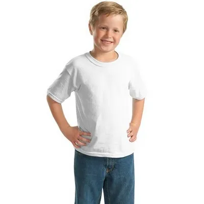 

White t Shirt Polyester/Cotton 3-4 Year-old Round Neck Plain t-shirts Kids