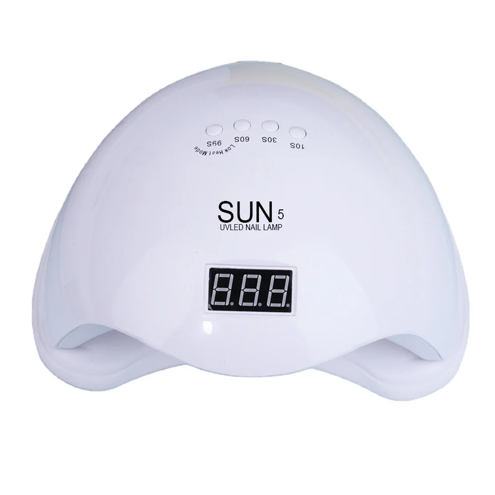 

2021 High Quality Professional 48W Sun5 UV Nail Lamp For Nail Dryer Phototherapy Manicure Gel Automatic Sensor 3 Timer Setting