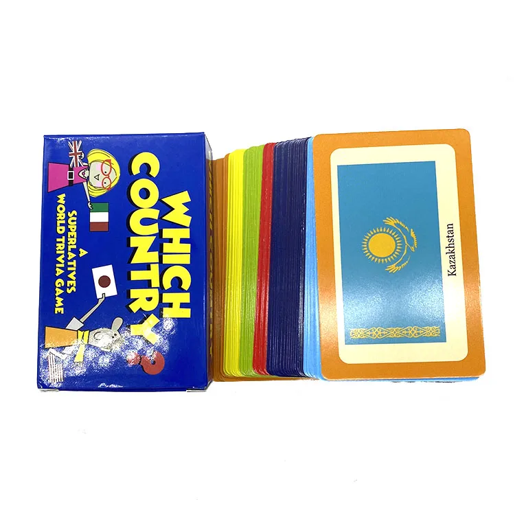 

High quality full color printing flash card funny playing cards customized fruit study cards, Cmyk