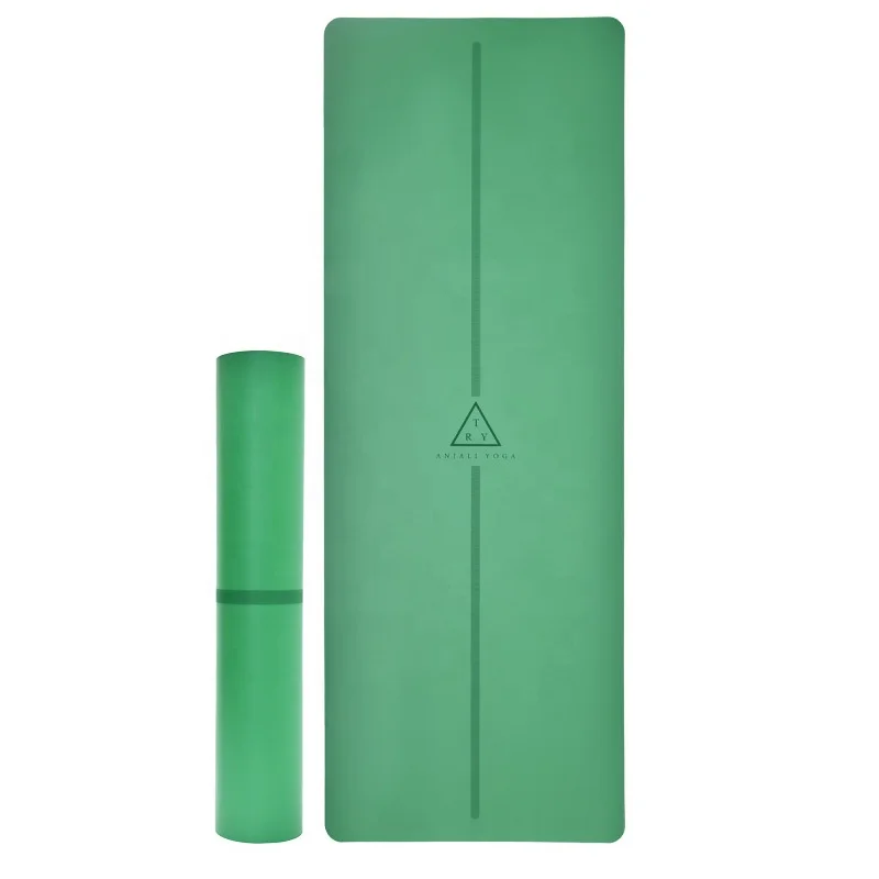 

Green premium eco friendly non-slip natural Rubber PU sports Fitness supplier disenos private label Wholesale hot gym Yoga mat