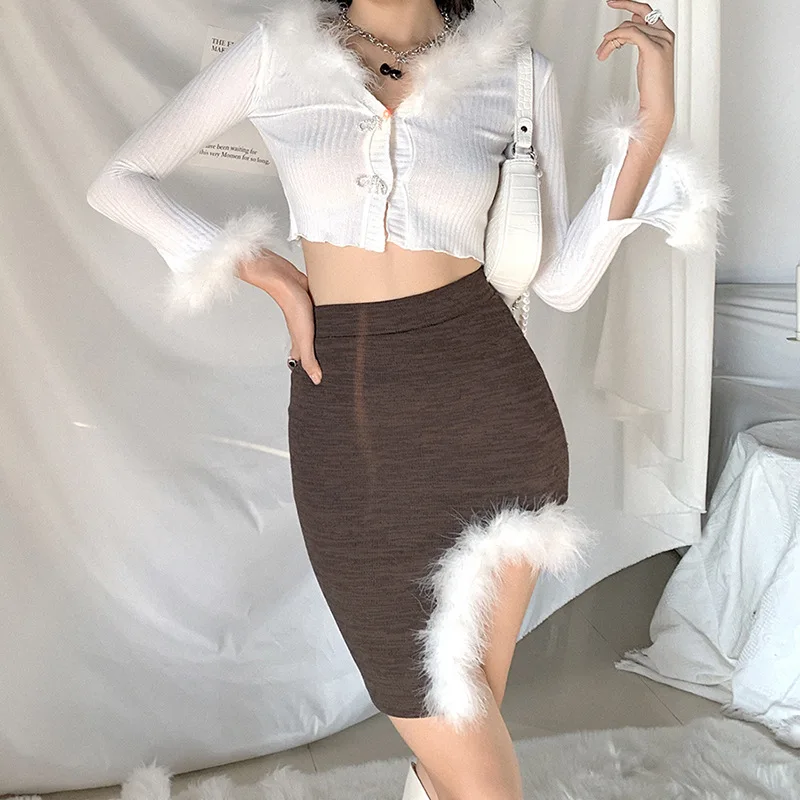 

B54113A Fashion trendy new product lady long sleeve fancy v neck t-shirt, White