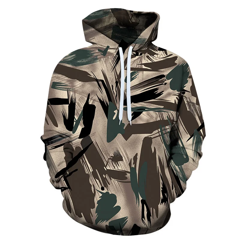 

Men's camouflage hoodie 3D Sublimation Sweater