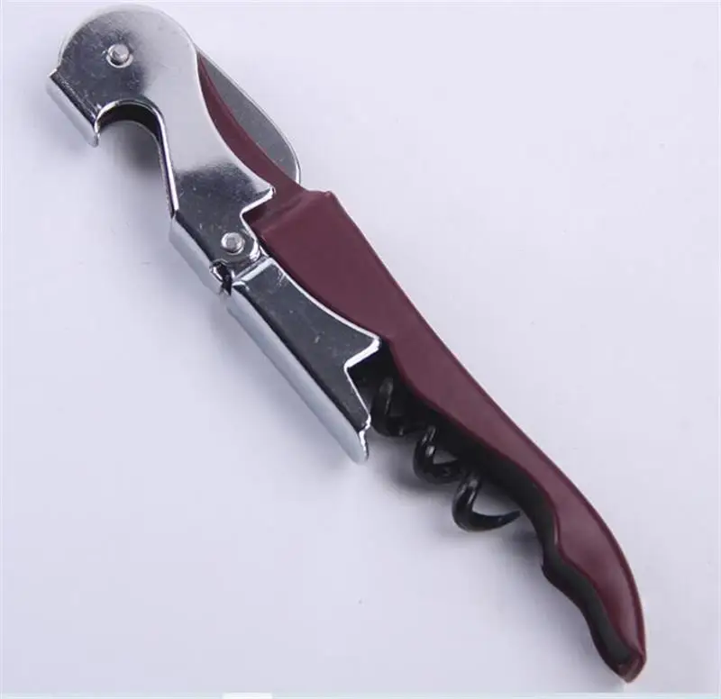 
low price zinc alloy 8 color beer accessories tool set mini letter opener knife swing gate wine bottle opener corkscrew kit 
