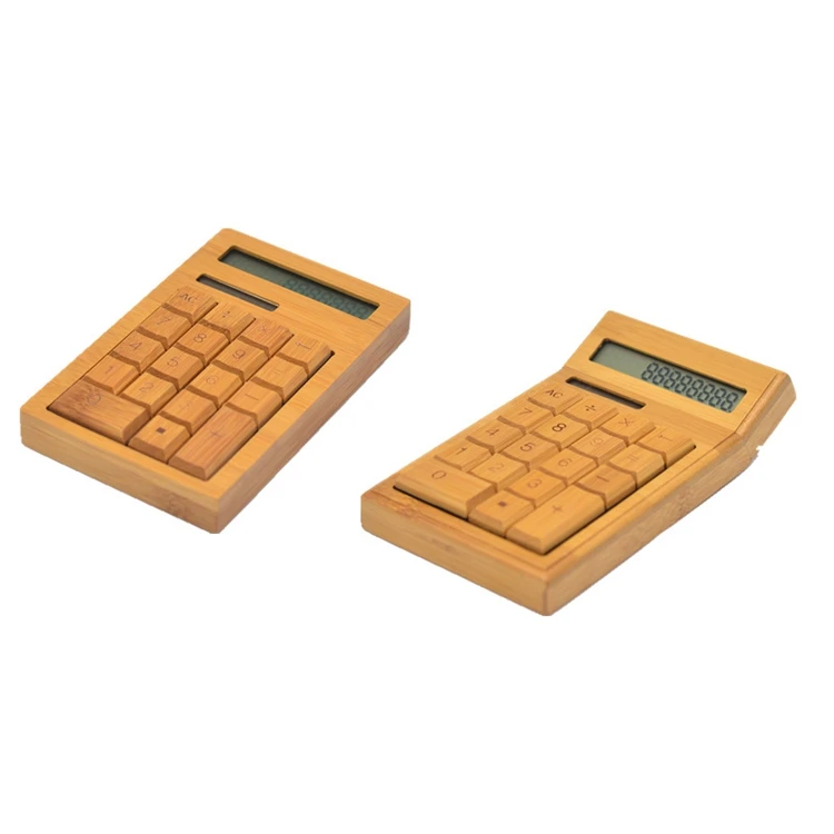 
Latest Design Durable Bamboo Wholesale Energy Business Super Calculator Solar 