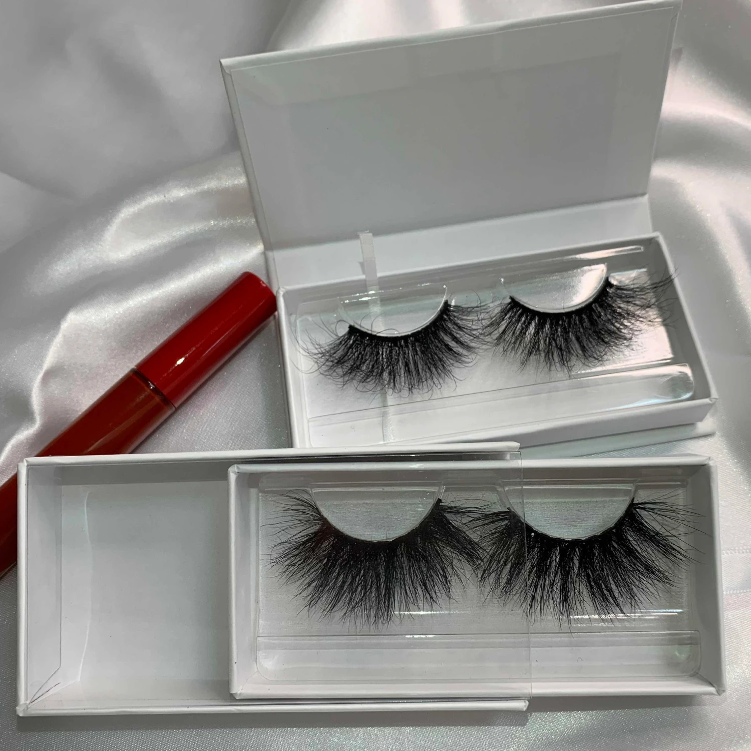 

Full strip lashes real mink eyelashes vendor 25mm lashes